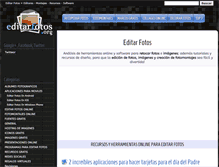 Tablet Screenshot of editarfotos.org